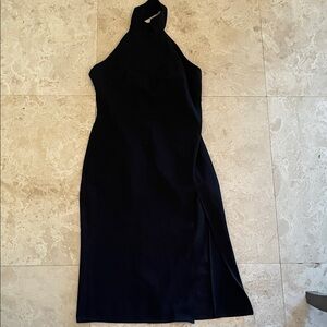 Chic Black Backless Dress